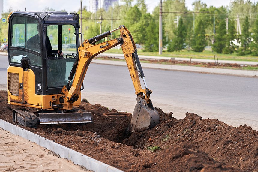 Excavation Lac-St-Charles.